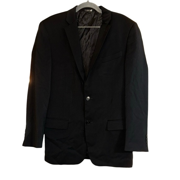 John Varvatos Black Suit Blazer Size 38R - Picture 1 of 11